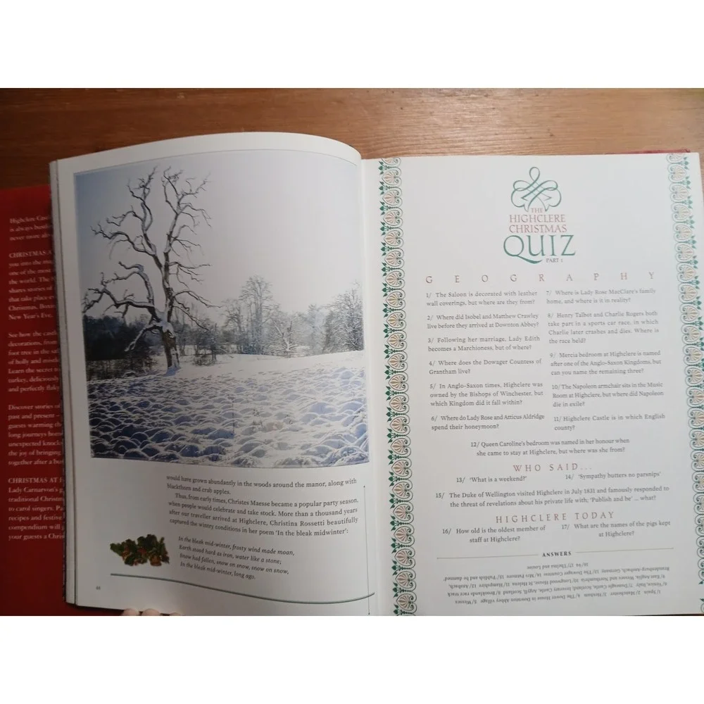 Signed*Christmas at Highclere: Recipes & traditions from the real Downton Abbey